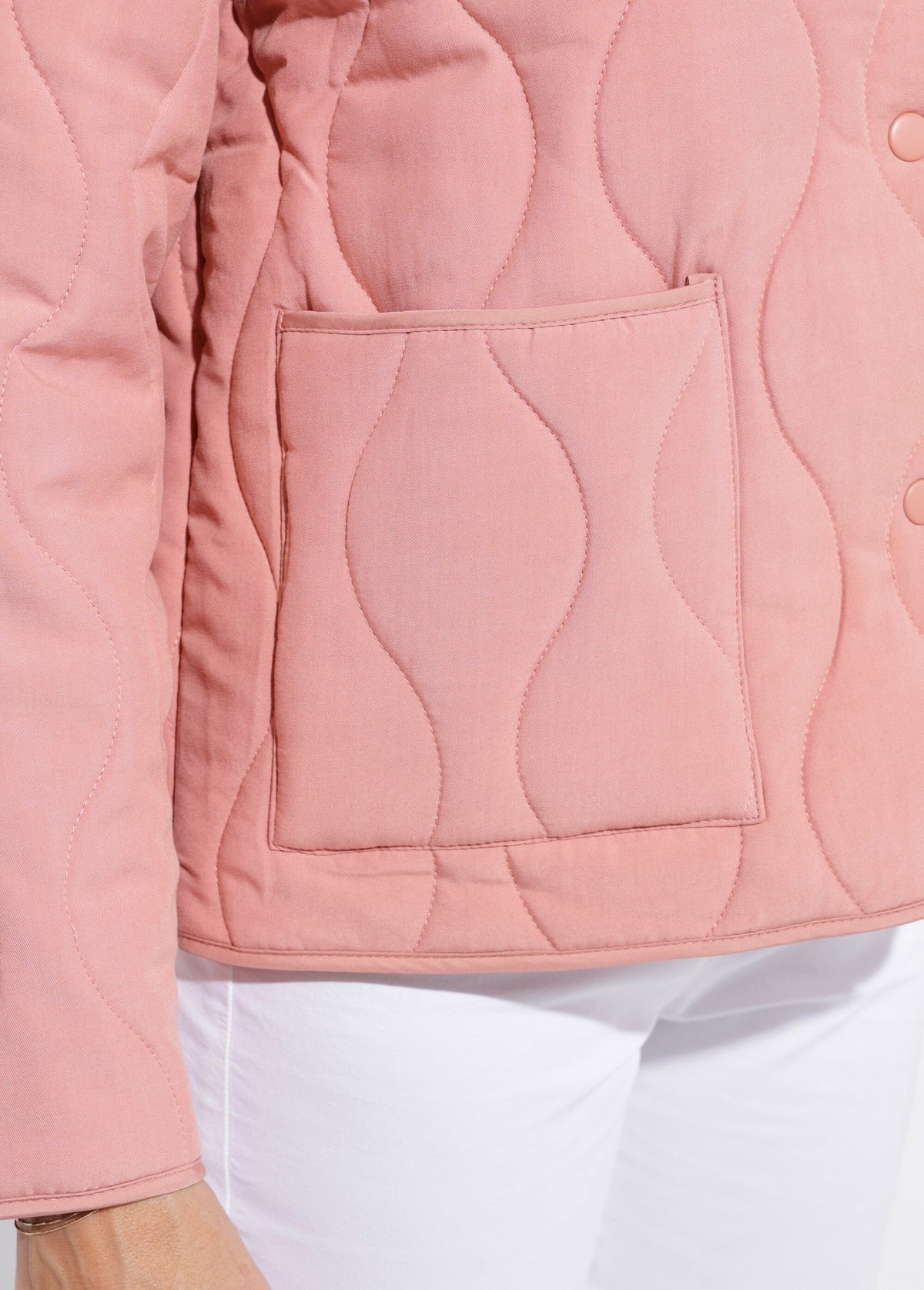 Veste matelassée zippée sans col - Terracotta - Orika