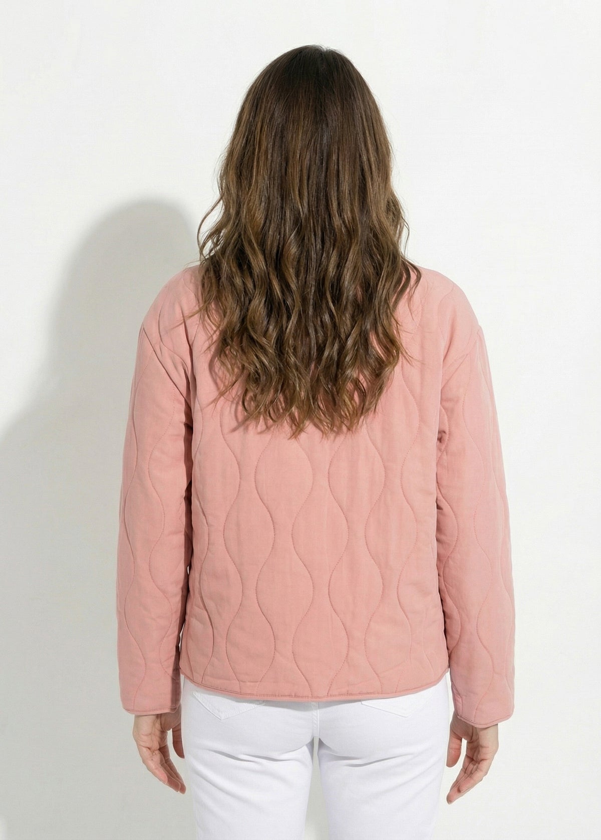 Veste matelassée zippée sans col - Terracotta - Orika